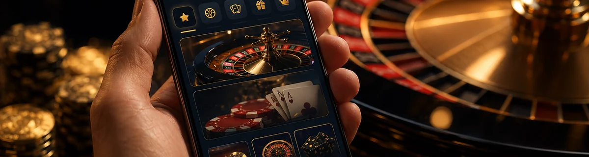 Casino no telemóvel apps Android iOS